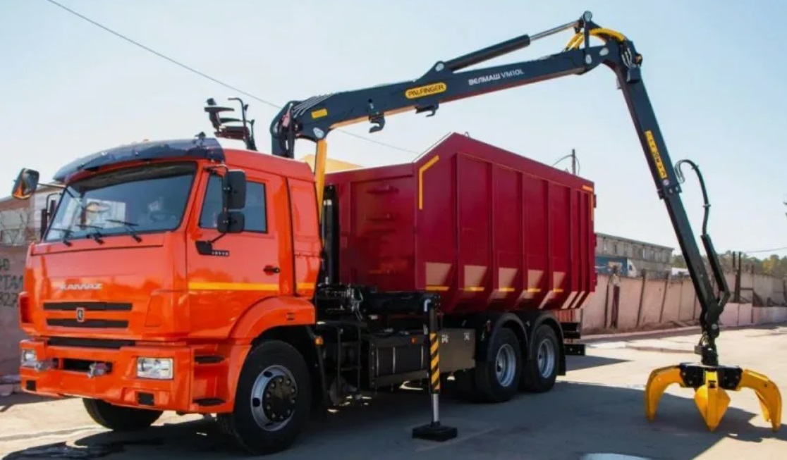 Ломовоз КАМАЗ 65115 КМУ МАЙМАН  90S(MM-90)