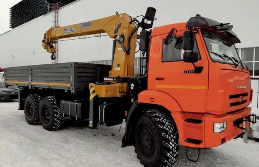 Самосвал камаз 43118 с КМУ XCMG SQS200-6